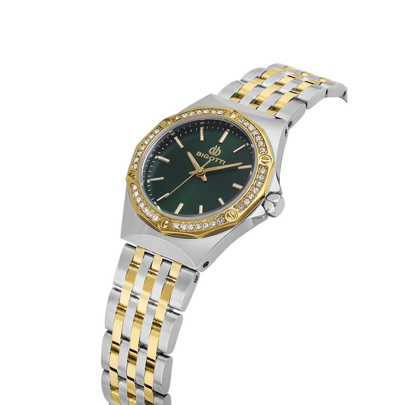BIGOTTI MILANO Raffinata Bicolor green női karóra BG110656-5