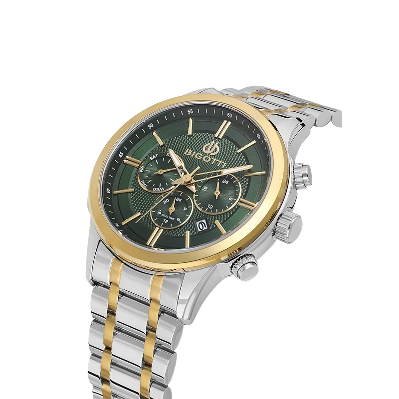BIGOTTI MILANO Quotidiano Bicolor green férfi karóra BG110670-4