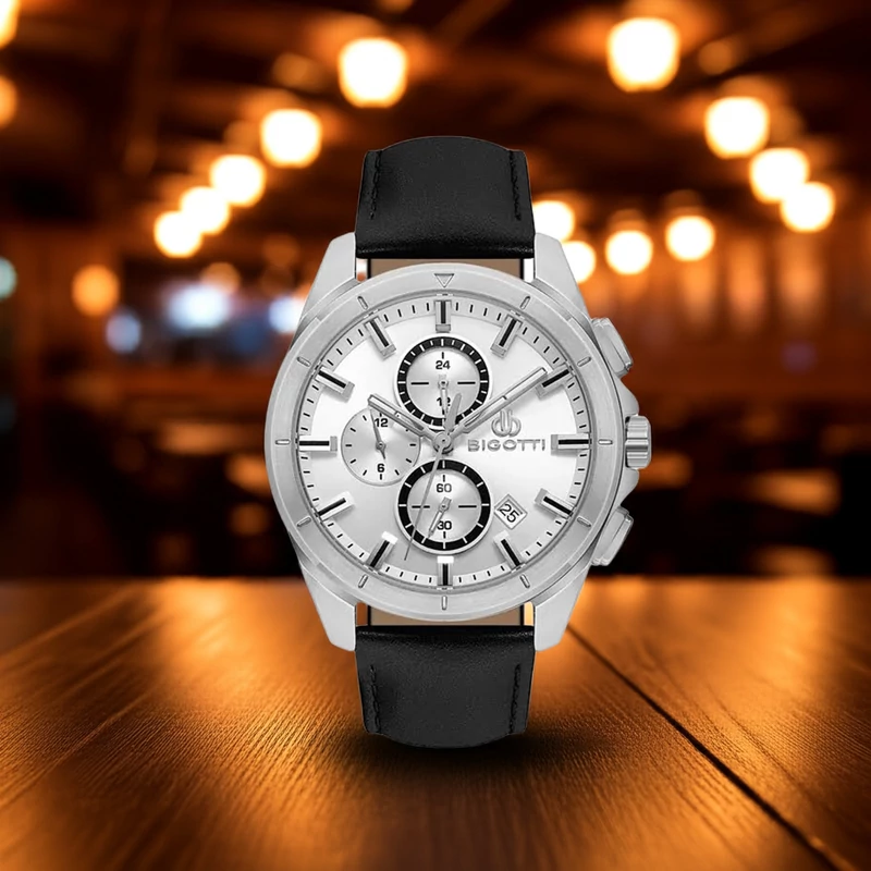 BIGOTTI MILANO Raffinato Silver férfi karóra BG110628-1