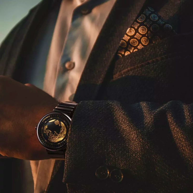 CIGA DESIGN U-Series Blue Planet II Gilded Age Automatic karóra U031-BG01-W6B7B