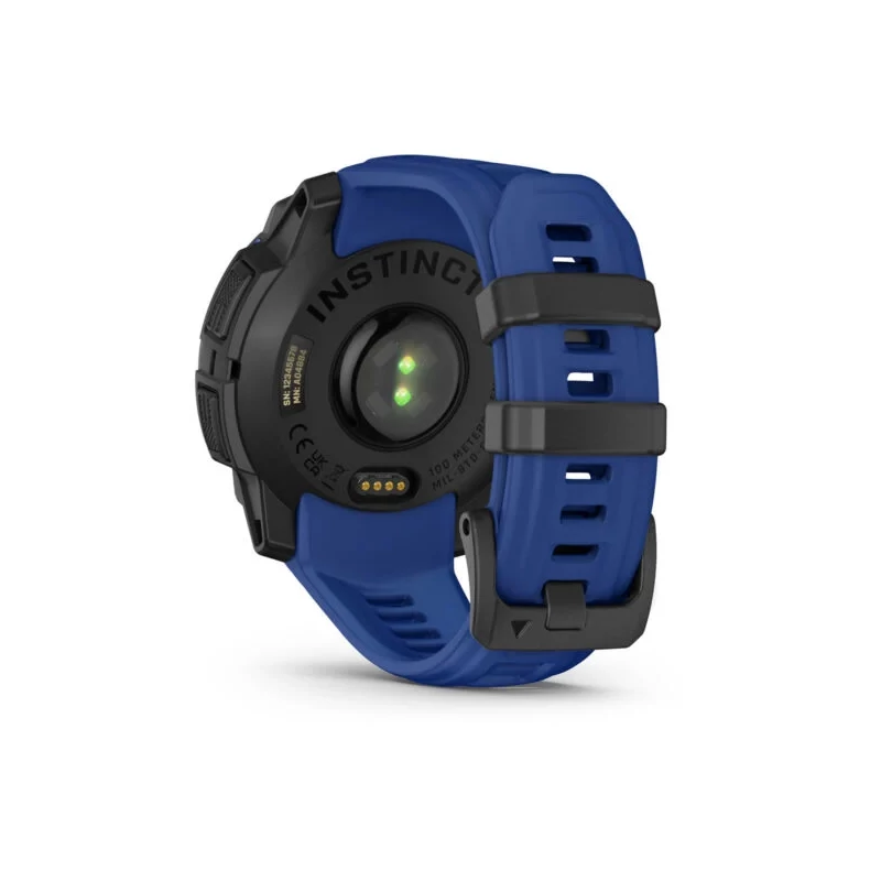 GARMIN Instinct 3 AMOLED Bolt Blue 45mm karóra 010-02936-03