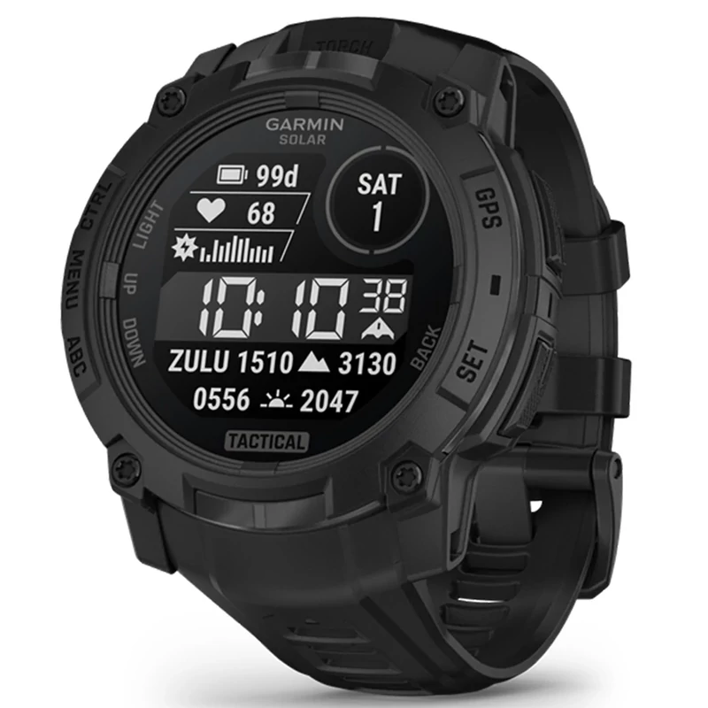 GARMIN Instinct 3 Solar Tactical Edition Black 50mm karóra 010-02935-50